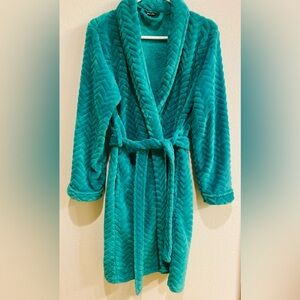 Just Love Turquoise Plush Robe